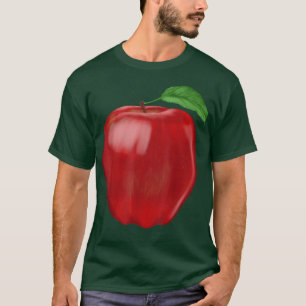 Crunchy Sweet Fruit Red Apple Lover Farmer Garden T-Shirt