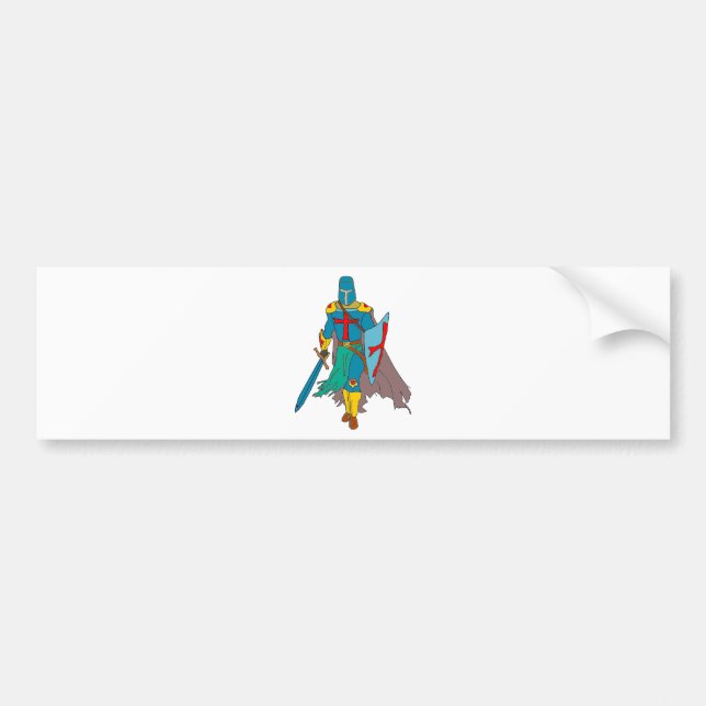 Crusader Bumper Sticker (Front)