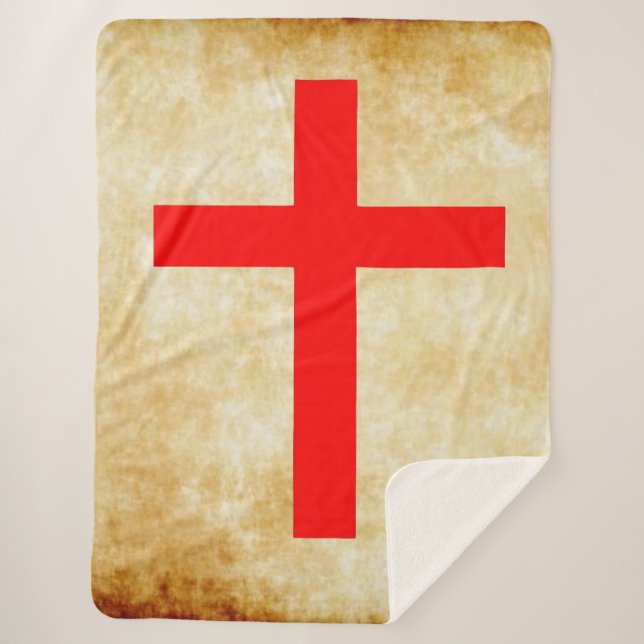 CRUSADER CROSS SHERPA BLANKET (Front)