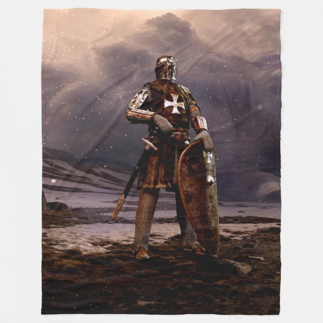 CRUSADER FLEECE BLANKET (Front)
