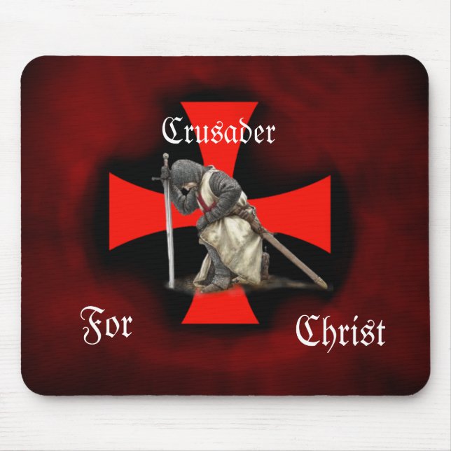 Crusader for Christ Mouse Pad (Front)