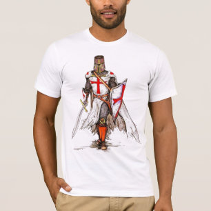 crusader knights of mediaeval england tshirt