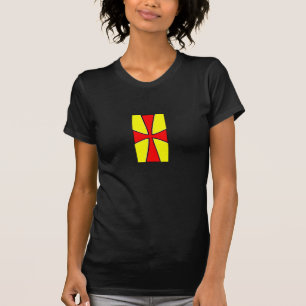 Crusader Red/gold customisable T shirt