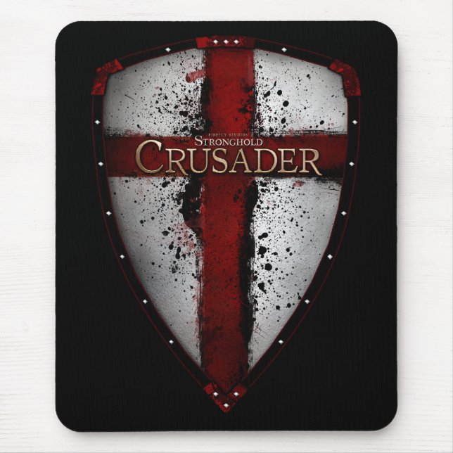 Crusader Shield - mouse mat (Front)