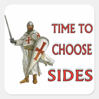 CRUSADER SQUARE STICKER
