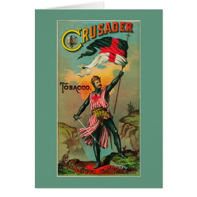 Crusader Tobacco LabelPetersburg, VA (Front)