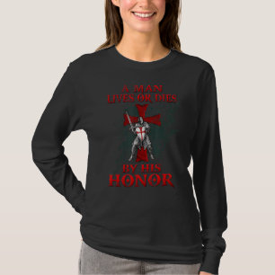 Crusader Warrior Of Christ Knights Templar Cross T-Shirt