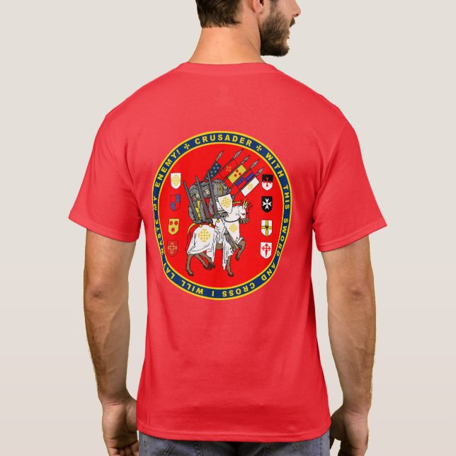 Crusaders on the March Seal Shirt (Back)