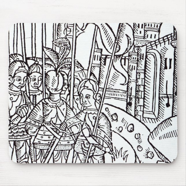 Crusaders, printed by Wynkyn de Worde Mouse Pad (Front)