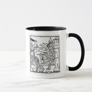 Crusading knights ride out to do Battle Mug