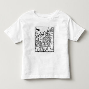 Crusading knights ride out to do Battle Toddler T-Shirt