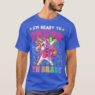 Crush 7th Grade Dabbing Unicorn Back to School Gir T-Shirt