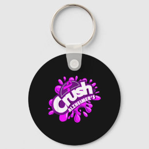 Crush Alzheimers Key Ring