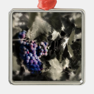 Crush at Tefft Cellars main vineyard Metal Tree Decoration