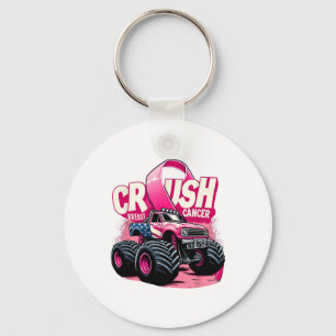 Crush Breast Cancer Truck Breast Cancer Awareness Key Ring