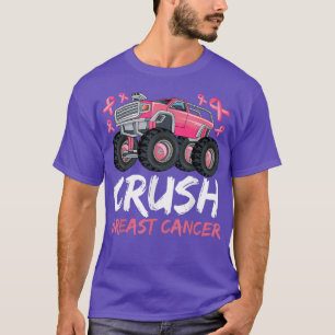 Crush Breast Cancer Truck Pink Ribbon Breast Cance T-Shirt