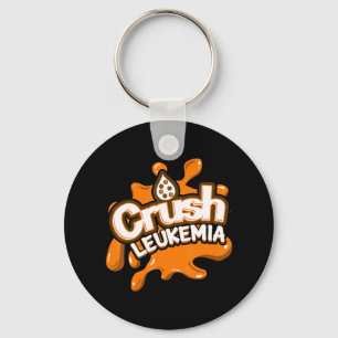 Crush Leukaemia Awareness Cure Blood Cancer Fighte Key Ring