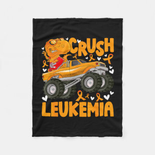 Crush leukaemia awareness month leukaemia warrior fleece blanket