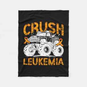 Crush leukemia awareness month leukemia warrior fleece blanket