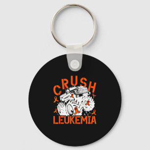 Crush leukemia awareness month leukemia warrior key ring