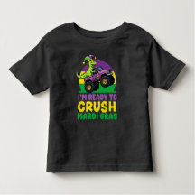 Crush Mardi Gras Monster Truck Dinosaur t rex Todd