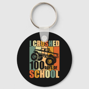 Crushed 100 Days Of School 100th Day Of School Vin Key Ring