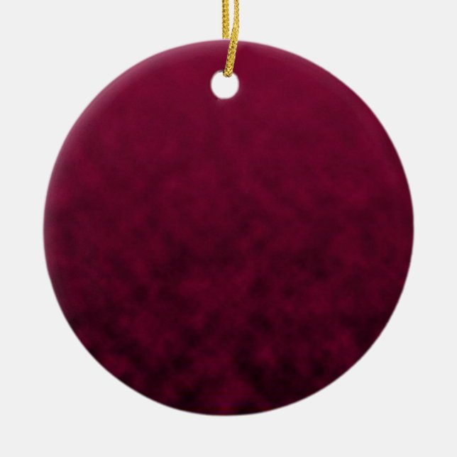 Crushed Bloom Ceramic Ornament (Front)