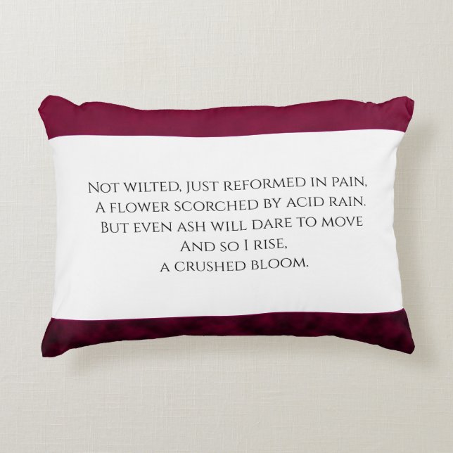 Crushed Bloom Decorative Cushion (Front)