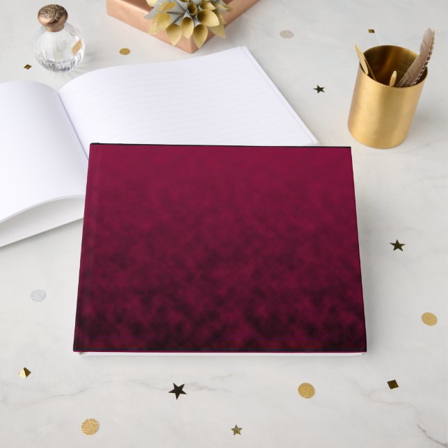 Crushed Bloom Guest Book (Front Open)
