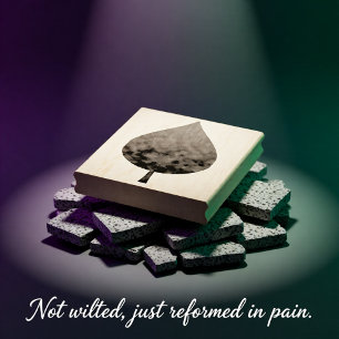 Crushed Bloom Rubber Stamp