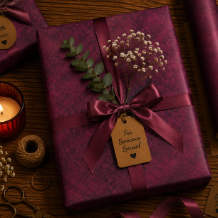 Crushed Bloom Wrapping Paper Sheet
