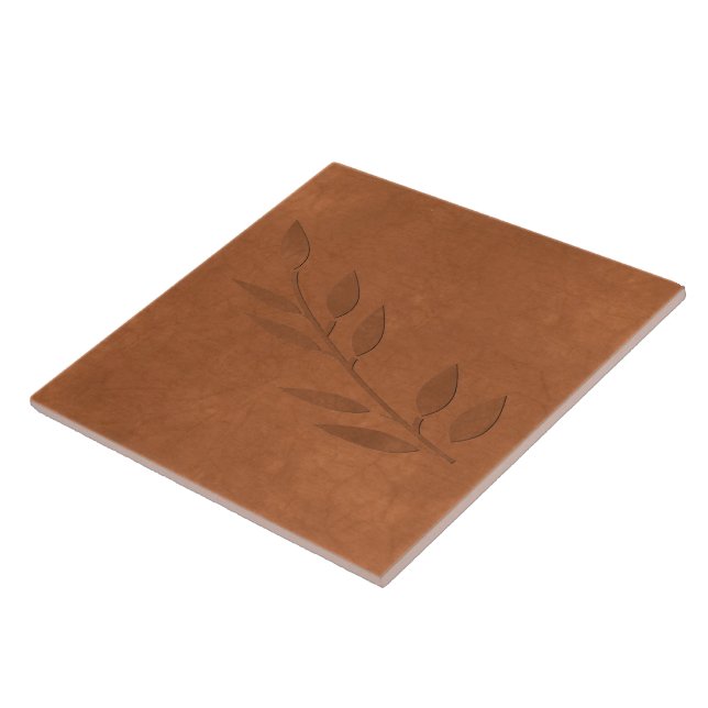 Crushed Copper Ceramic Tile (Side)