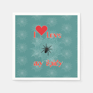 Crusher in the net with droplets like pearls napkin