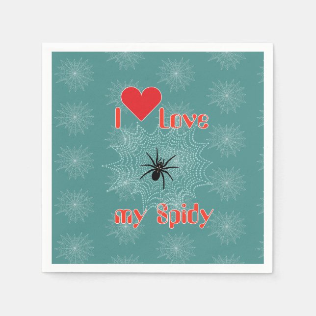 Crusher in the net with droplets like pearls napkin (Front)