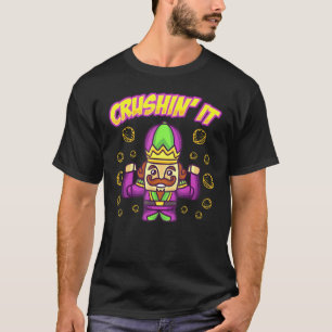 Crushin It Christmas Nutcracker Xmas Character Hol T-Shirt