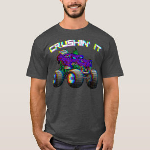 Crushin' Monster Truck Vintage Retro 274 T-Shirt