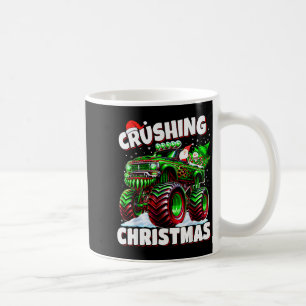 Crushing Christmas Truck For Boys Kids Holiday  Coffee Mug