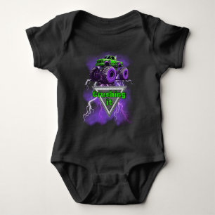 Crushing It, Monster Truck Baby One-piece Bodysuit