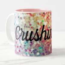 Crushing It Spangled Coffee Cup Gift Mug for Her