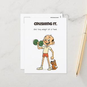 Crushing It – The Nino Way Holiday Postcard