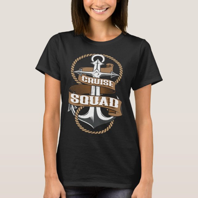 Crusie Squad Sailing Graphic T-Shirt (Front)