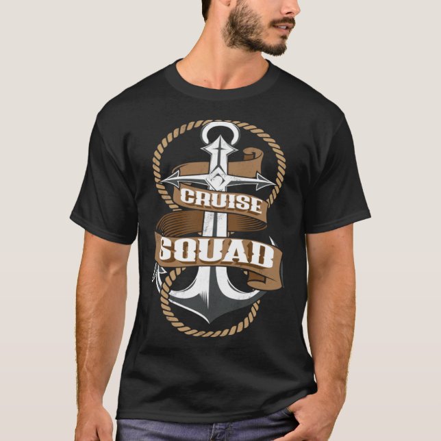 Crusie Squad Sailing Graphic T-Shirt (Front)