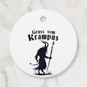 Cruss Vom Krampus Christmas Xmas Devil Spooky Favour Tags