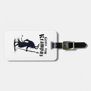 Cruss Vom Krampus Christmas Xmas Devil Spooky Luggage Tag