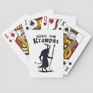 Cruss Vom Krampus Christmas Xmas Devil Spooky Playing Cards