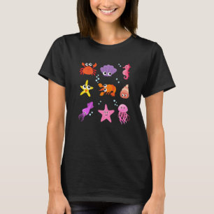 Crustacean Core Aesthetic Crustaceans Crab Lobster T-Shirt