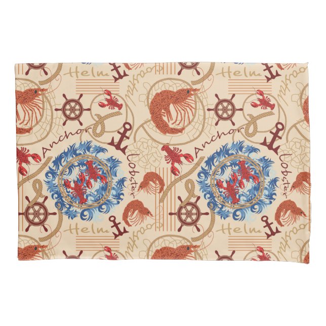 Crustacean core design pillowcase (Front)