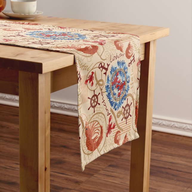 Crustacean core design short table runner (In Situ)