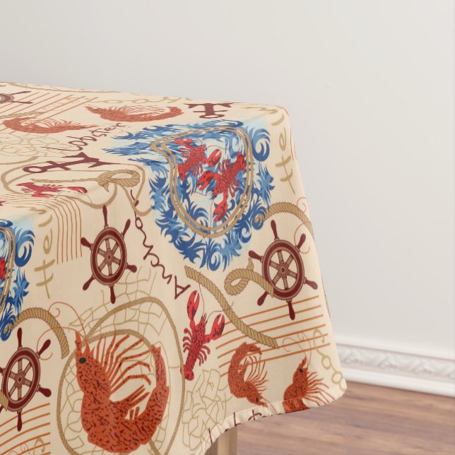 Crustacean core design tablecloth (In Situ)