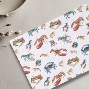 Crustacean Crustaceancore Lobster Crab Shrimp Tissue Paper